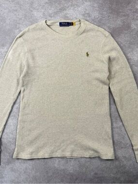 [255] Polo Ralph Lauren Waffle Knit Thermal Shirt L Size